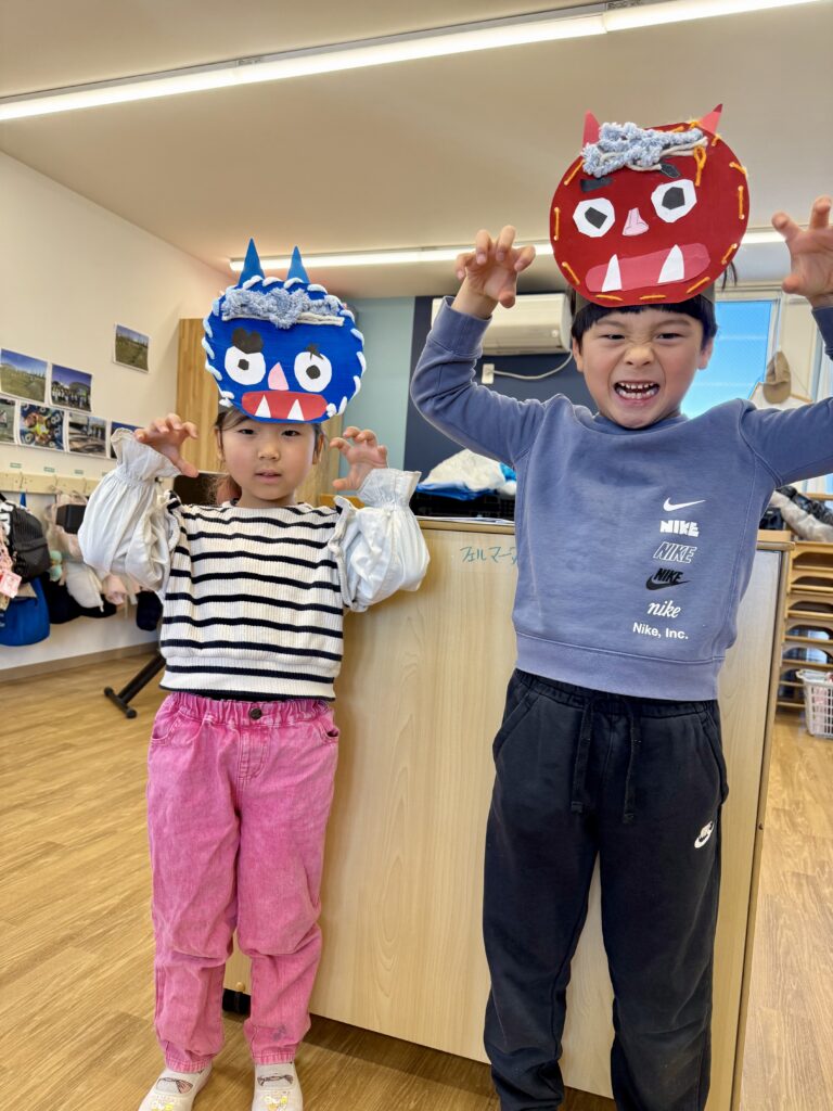 節分集会を楽しみました👹✨